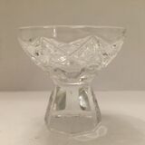 5 alcohol cut crystal glass set