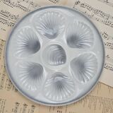 Set of 2 Moulin des Loups oyster plates – antique earthenware