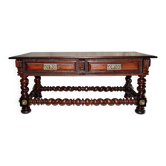 Table basse portugaise en palissandre du Brésil, XVIIIe siècle