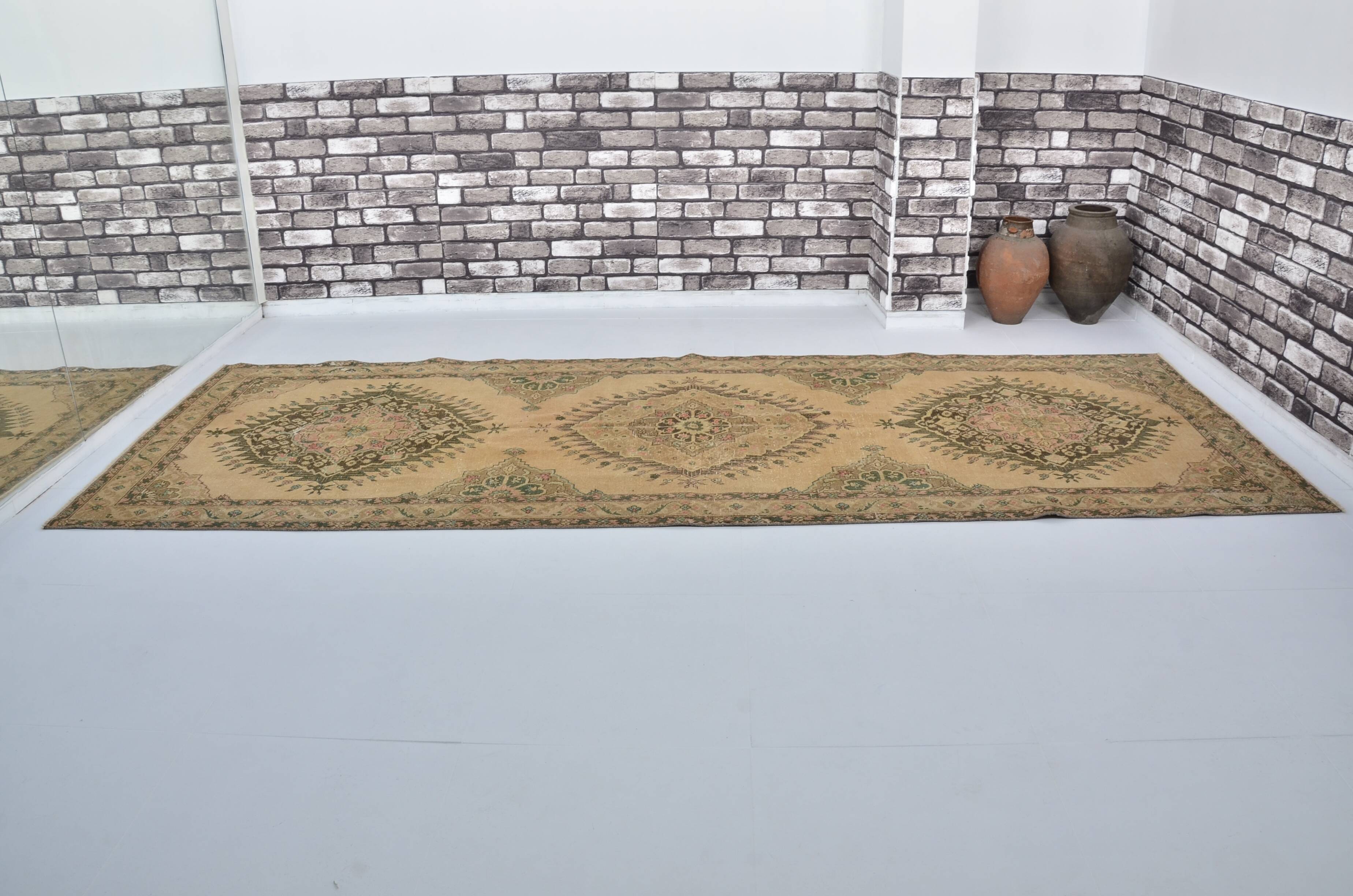 Antique Oushak Vintage Runner Rug sku 2139