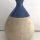 Blue and white ceramic vase