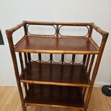 Rattan shelf