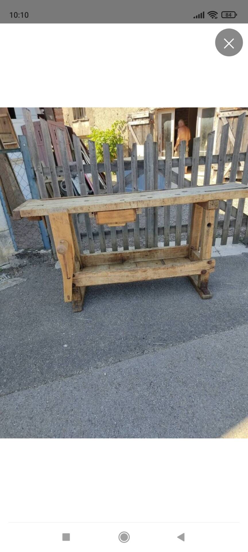 Petit établi d'atelier 