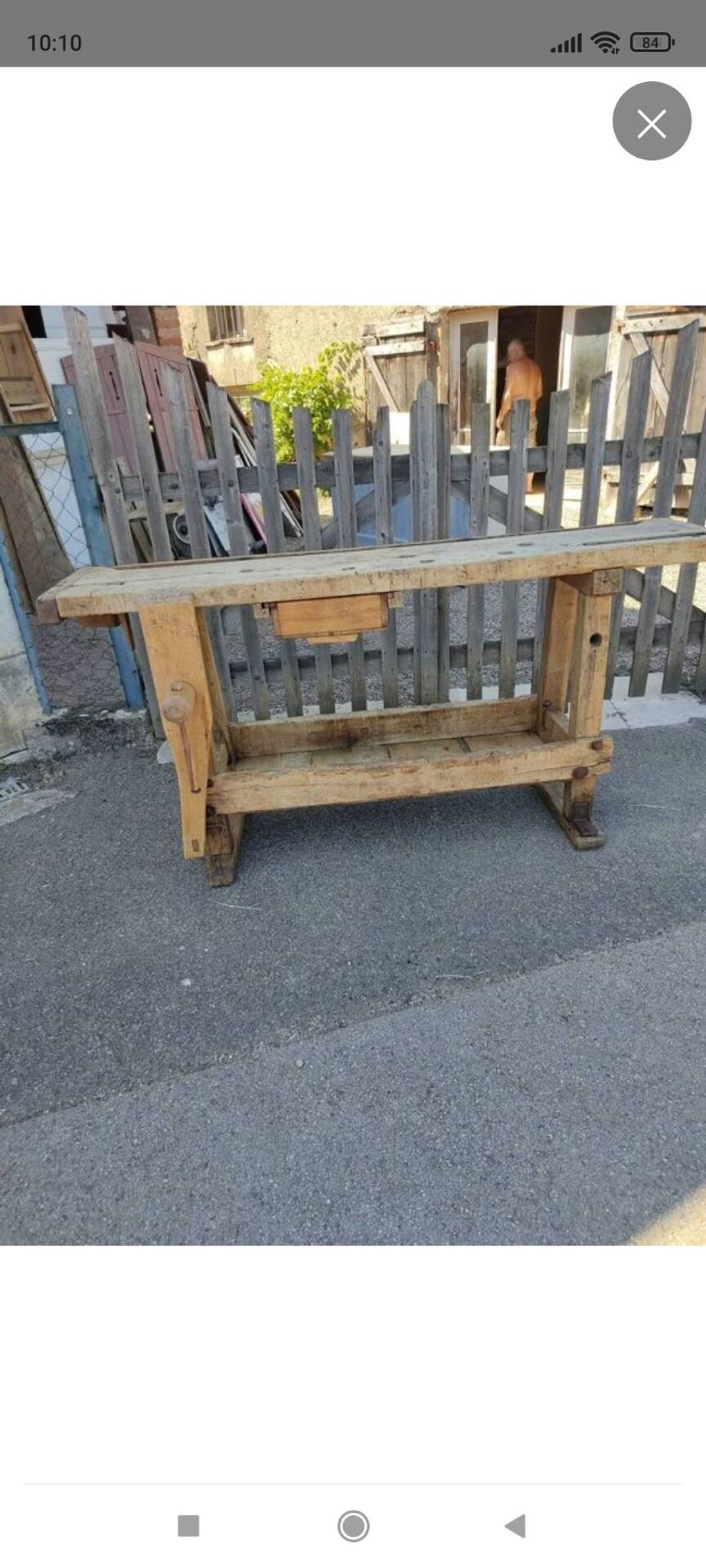 Small workshop bench