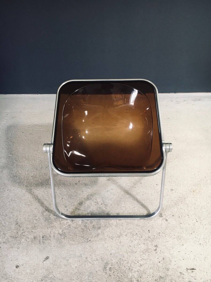 Mid-Century Modern Plona Chair by Giancarlo Piretti for Castelli, Italy, 1970s