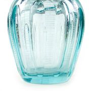 Beryl decanter, mid-century modern, turquoise glass, Moser, Czechoslovakia, 1960s