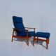 Armchair and ottoman Arne Vodder FD-164 for France & Son, 1960s