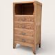 Commode haute art déco bois brut 1930