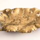 French bronze tray in Oak Leaf style from the 1950s