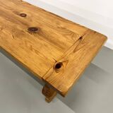 Pine bench, France, 1970