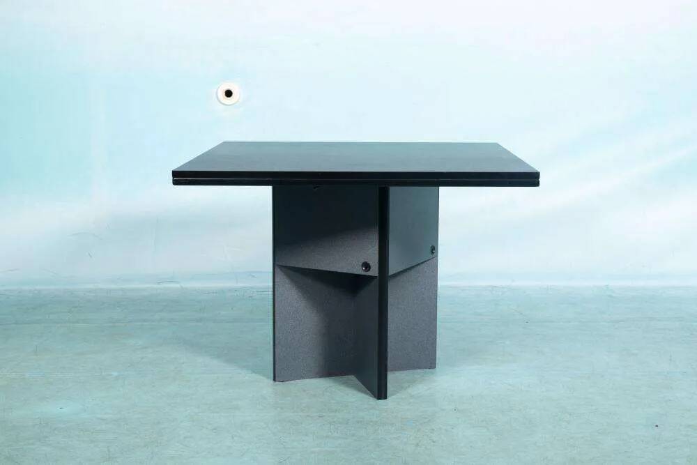Minimalist postmodern dining table Hennie de Jong