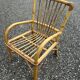 Bureau et chaise enfant en rotin