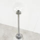 Vintage chrome and glass floor lamp, 1970s