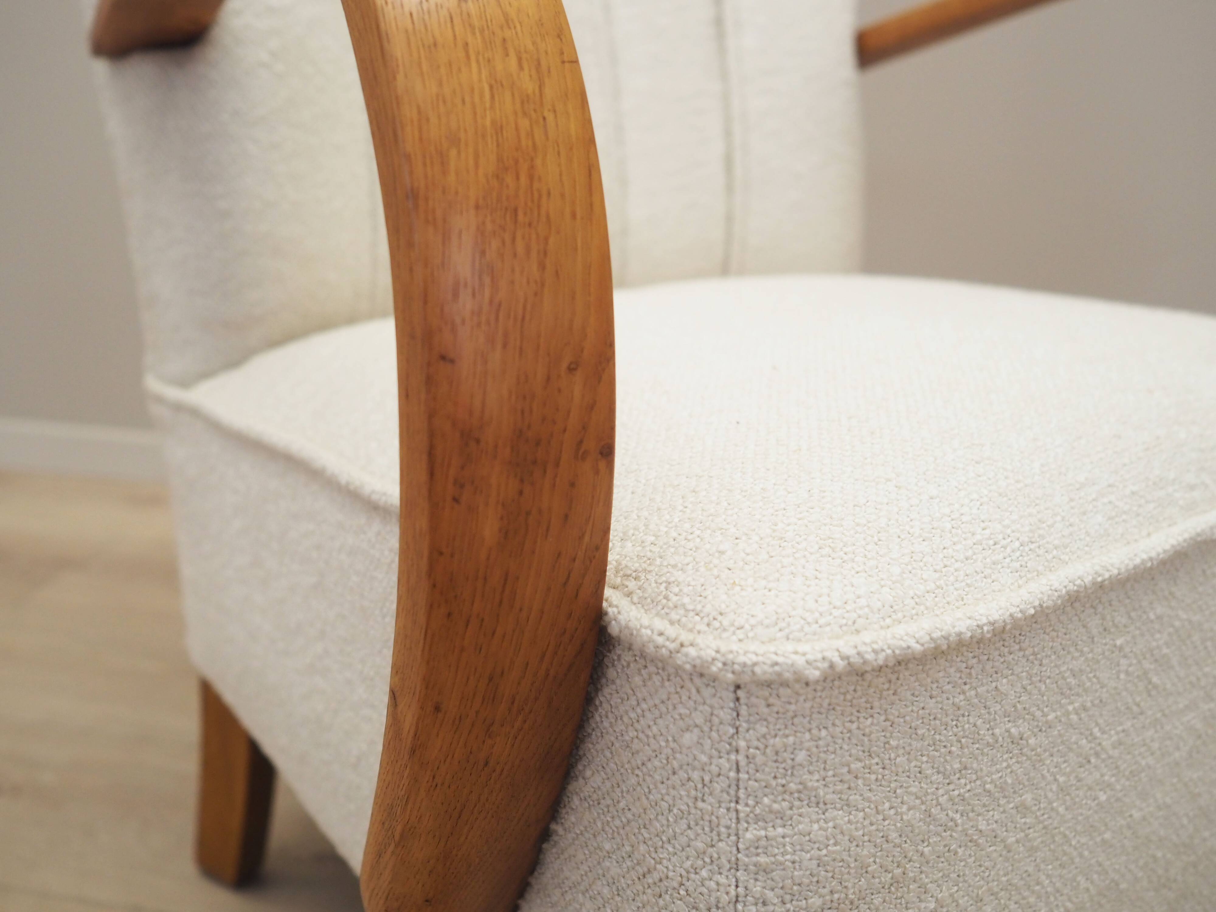 Oak armchair, Art Deco, 1950s, made in Denmark