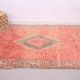 Peach Vintage Moroccan Rug 166 x 277 cm - Berber Wool Rug - Handmade Rug