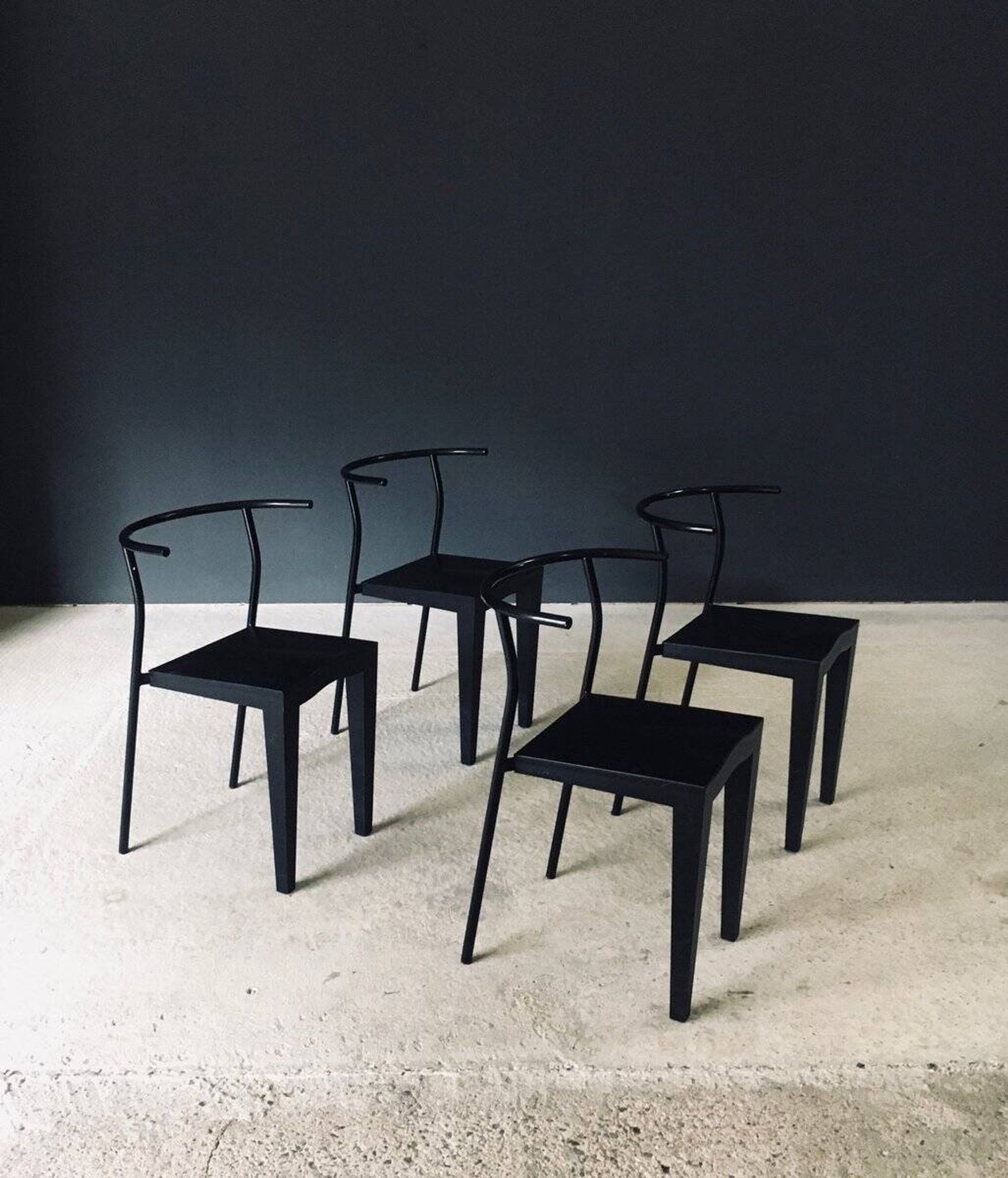 Postmodern Dr. Glob Dining Chairs by Philippe Starck for Kartell, Italy, 1980s, Set of 4