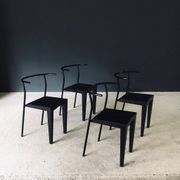 Postmodern Dr. Glob Dining Chairs by Philippe Starck for Kartell, Italy, 1980s, Set of 4