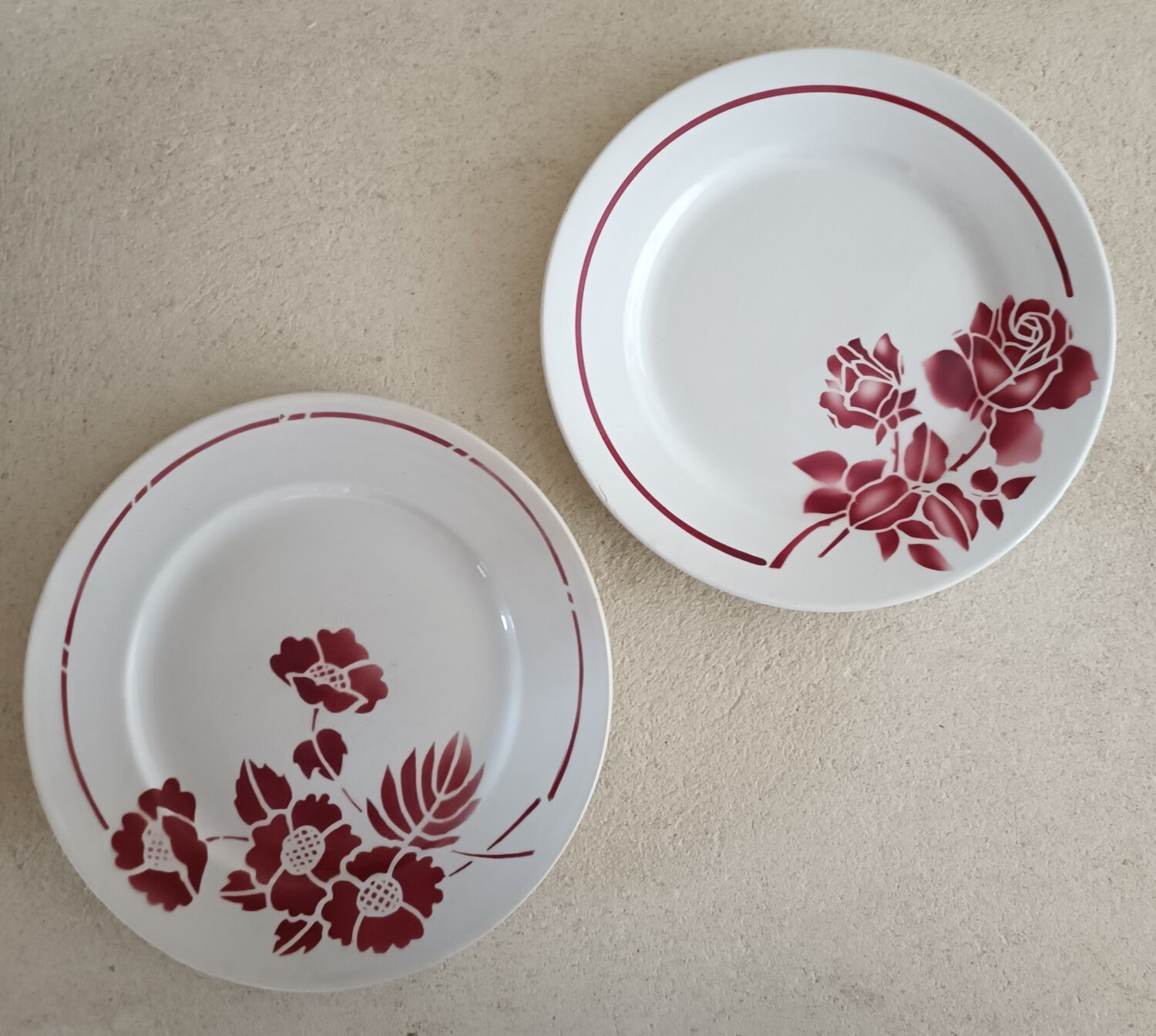 Set of five iron earth plates