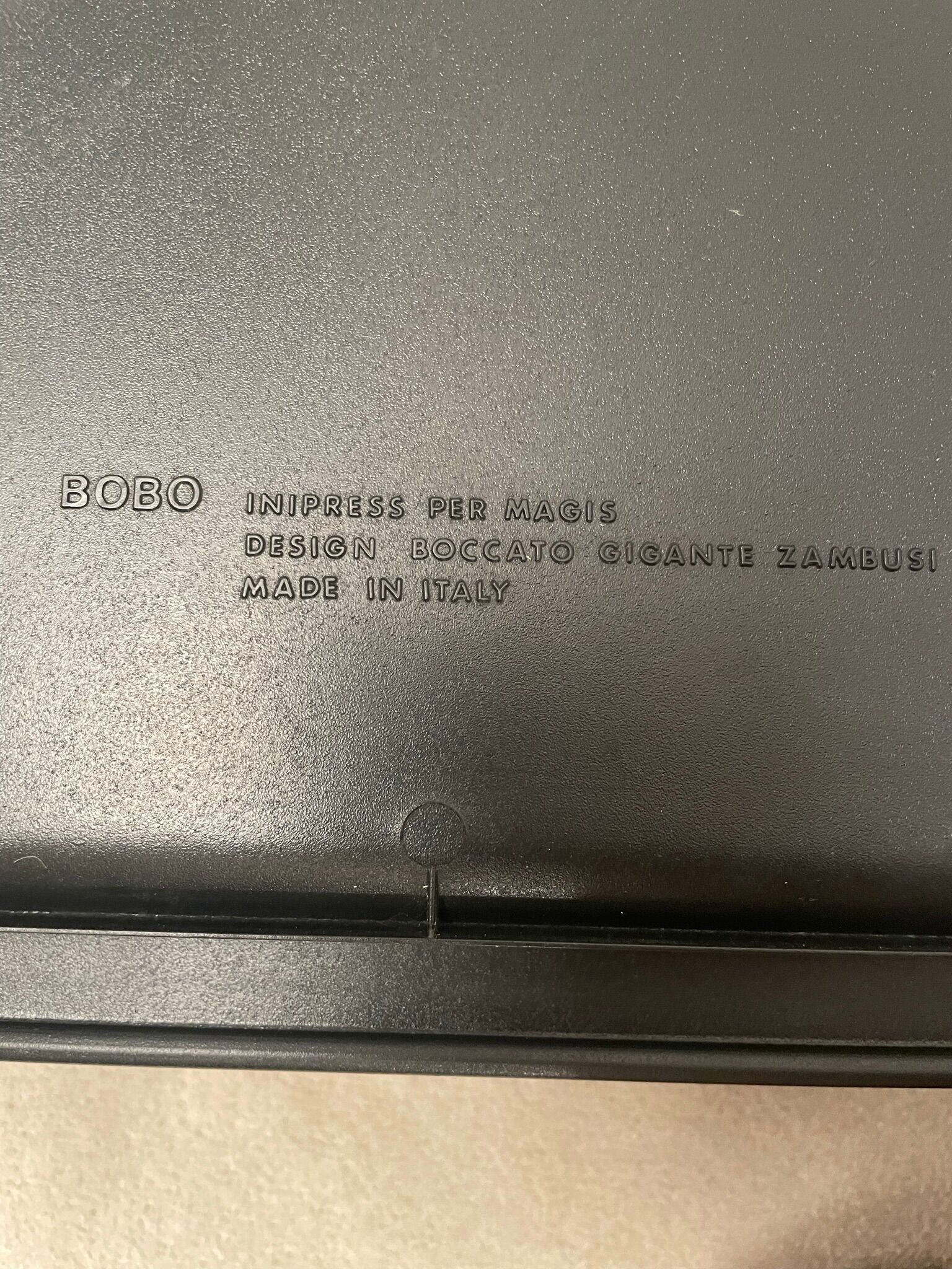 Side table with 2 trays, Magis, Boccato Gigante Zambuso, 1980