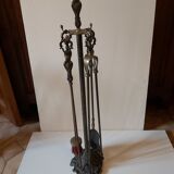 Bronze fireplace servant