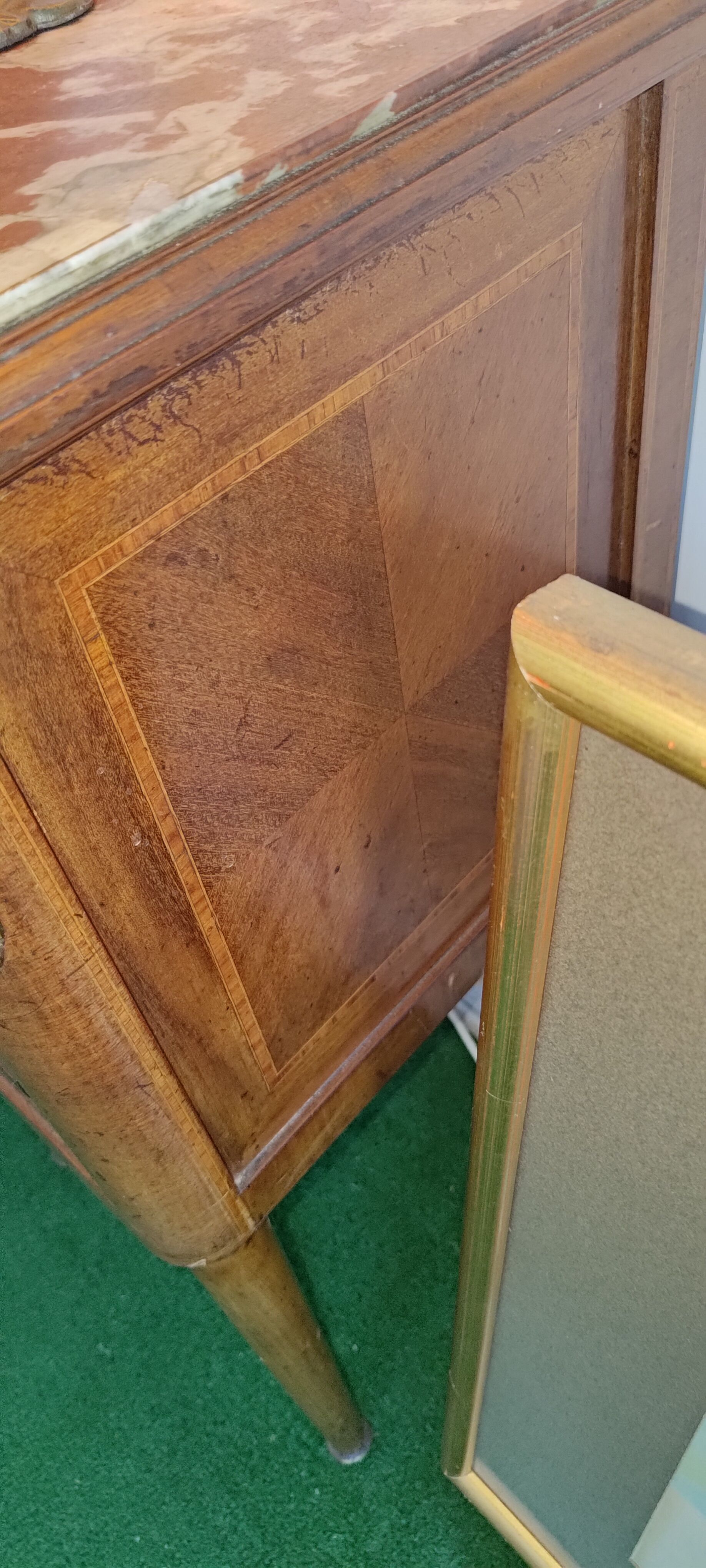 19th-century bedside or side table