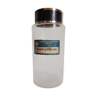 Old herbal pharmacy bottle