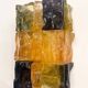 Pair of Patchwork Wall Lights, Jean Simon Labret, 1970s