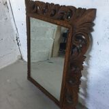 Vintage wooden mirror