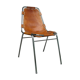 Chaise vintage Les Arcs en cuir, éditée par Dal Vera