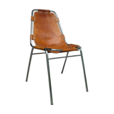 Vintage chair Les Arcs in leather, edited by Dal Vera