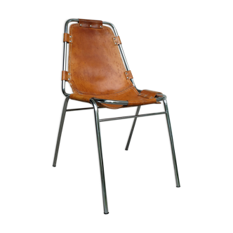 Vintage chair Les Arcs in leather, edited by Dal Vera