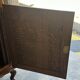 Vintage solid oak furniture for a vinyl turntable.