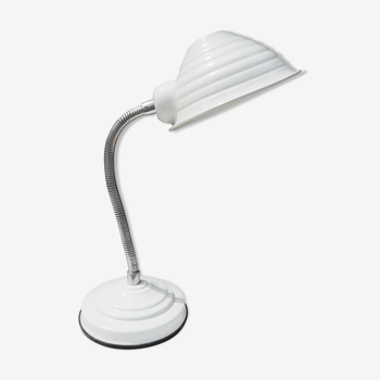 Lampe articulée blanche avec bras en métal