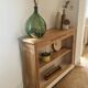 Console or solid oak entrance furniture
