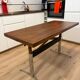 Vintage 1960s modular teak Scandinavian table