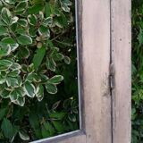 Old glazed door 211.5x105.5cm and its entrance door frame.