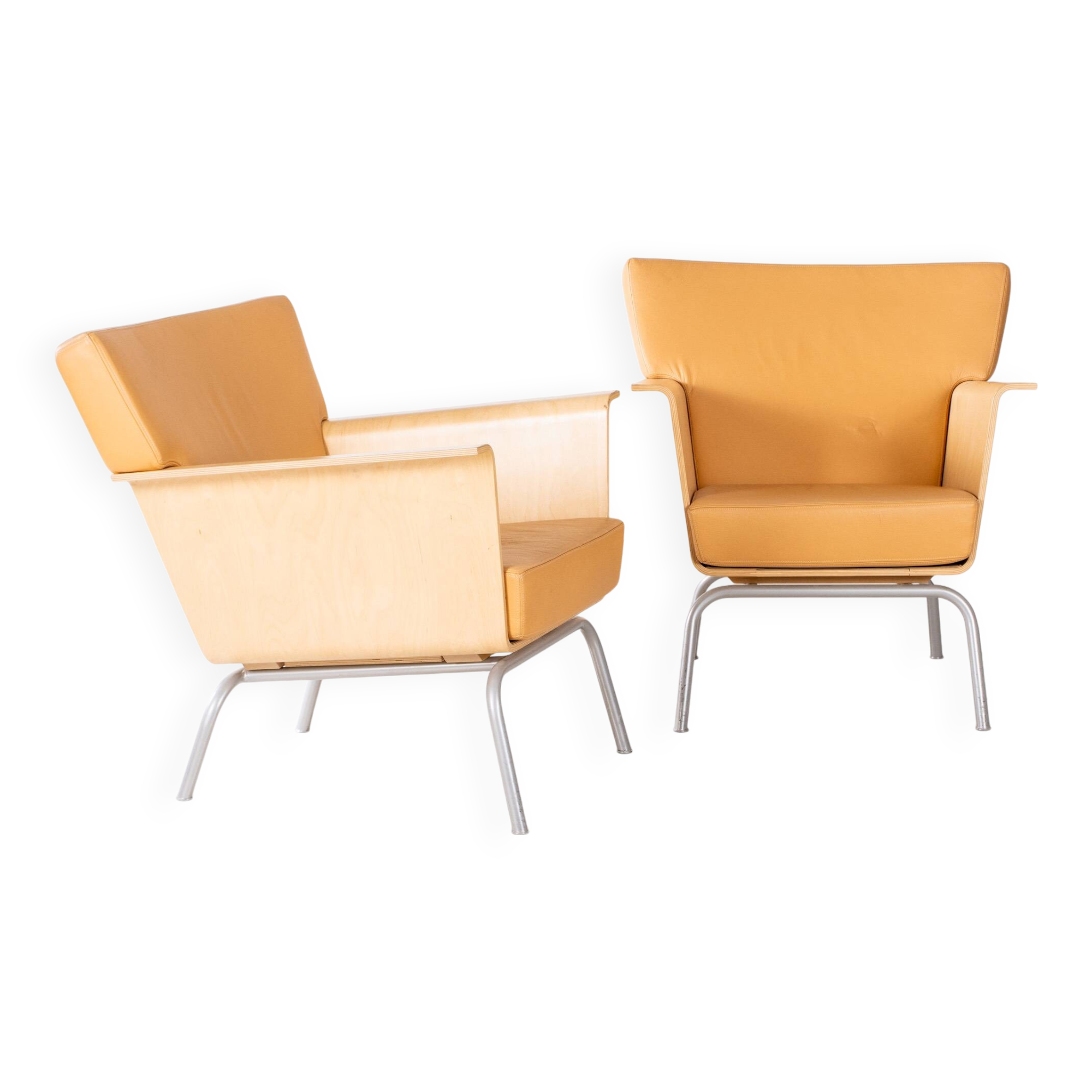 Pair of armchairs by Johansen Design Sweden
