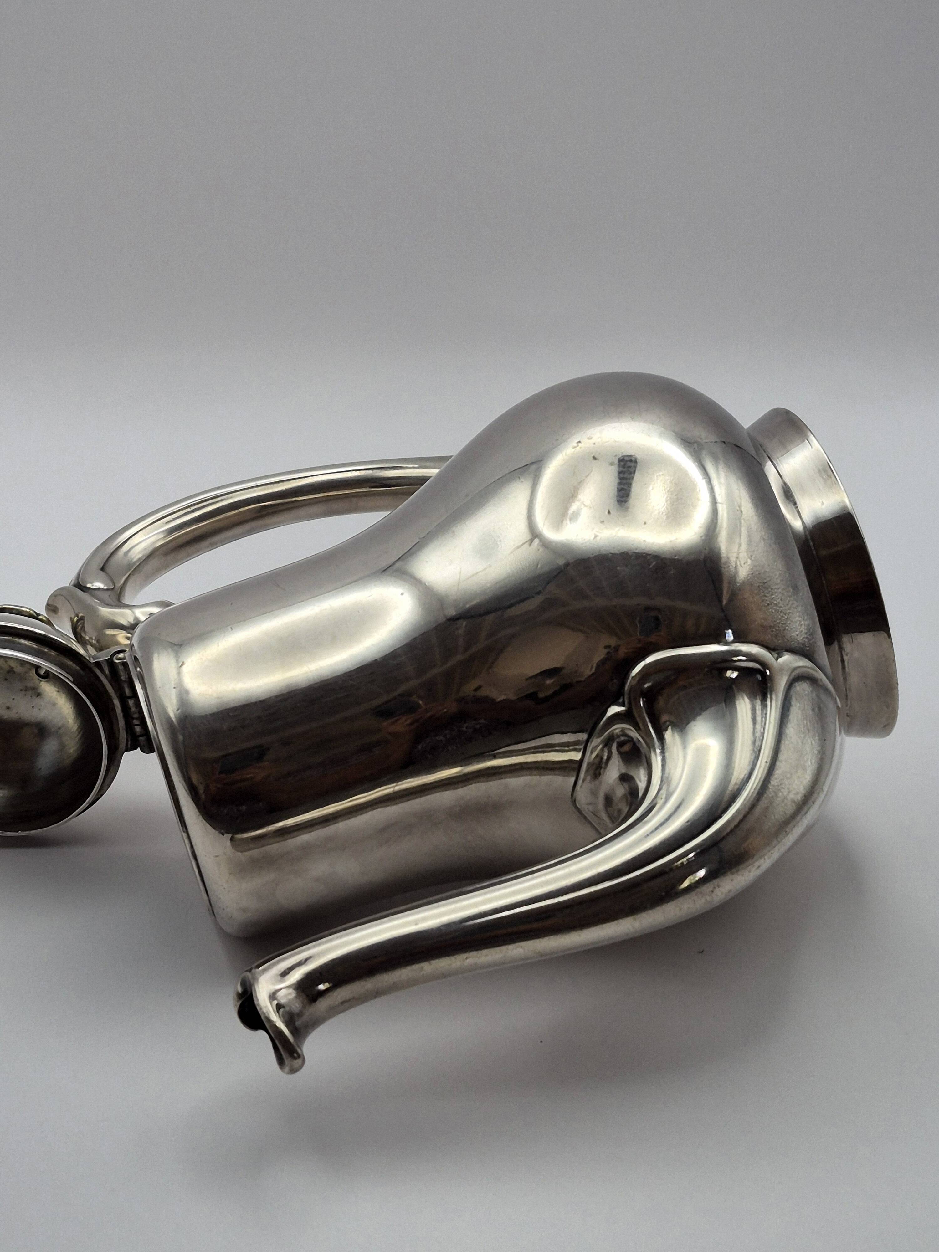Antique teapot/coffee pot, silver-plated, Christofle house – A499