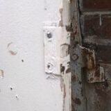 Old woodwork molded door