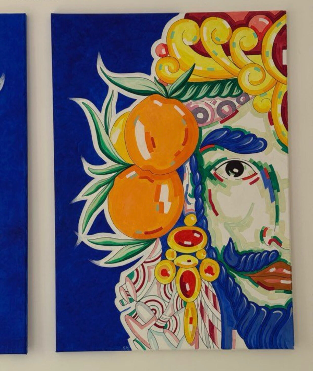 2 contemporary paintings