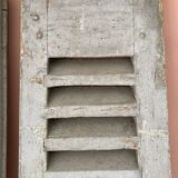 Set of 2 large old louvered shutters