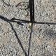 Vintage floor lamp from the 50s in metal and brass 4 flexible lights with tripod base