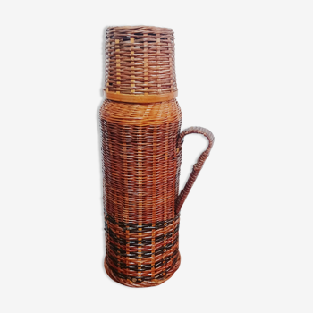 Old wicker thermos, small format