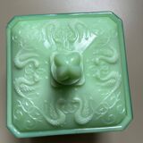 jadeite glass sugar bowl