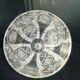 Antique cheese clocha in molded pressed glass