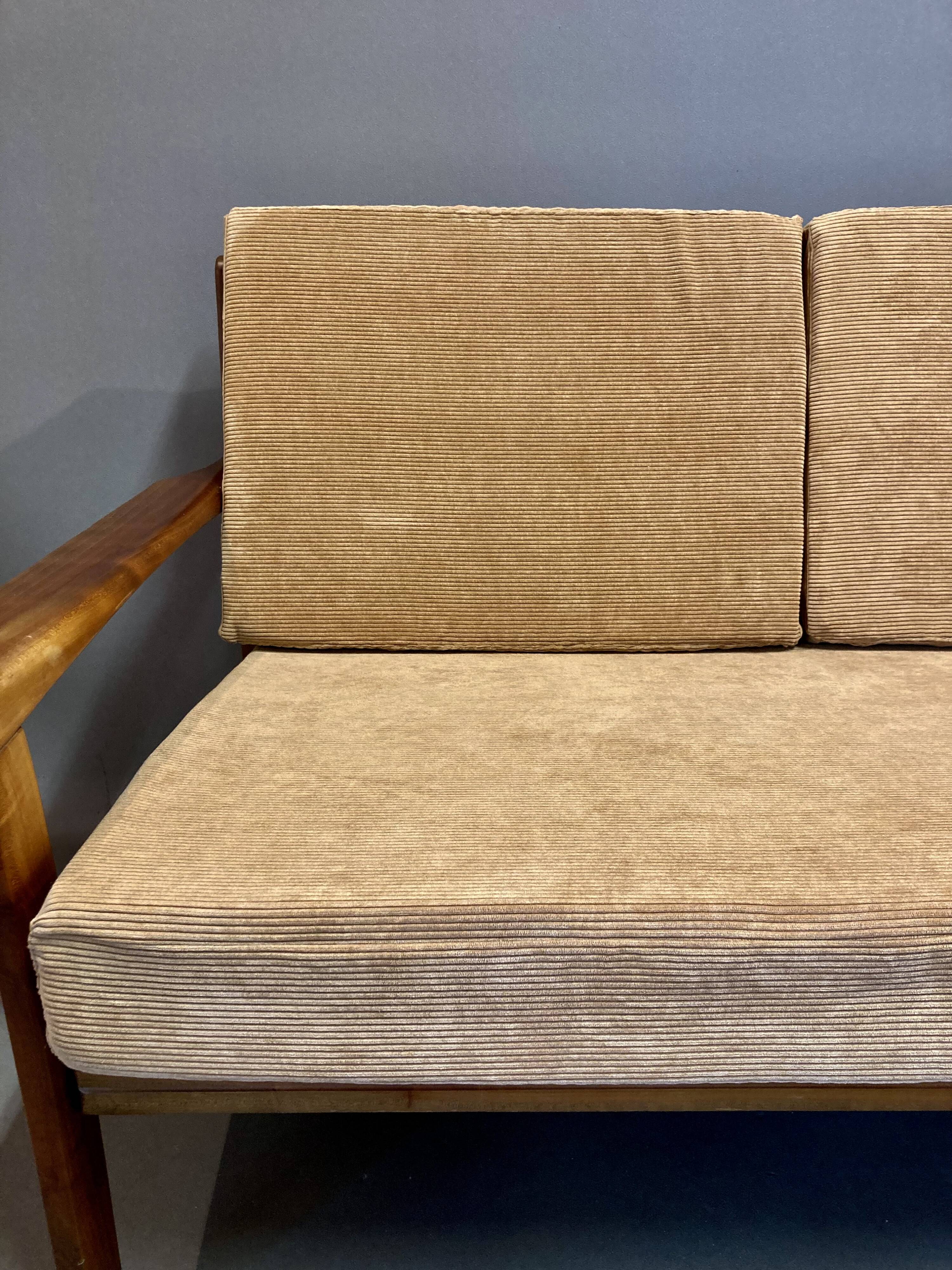 3-seater Scandinavian design sofa 1950.