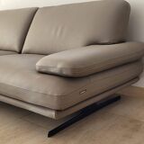 Canapé cuir pleine fleur 3 places roche bobois