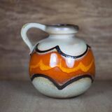 Vase céramique boule West Germany 484-21, vase avec anse, collection, décoration intérieur