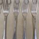 Housewife 12 forks and 12 tablespoons in silver metal