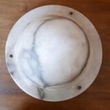 Antique French Alabaster Plafonnier Pendant Light